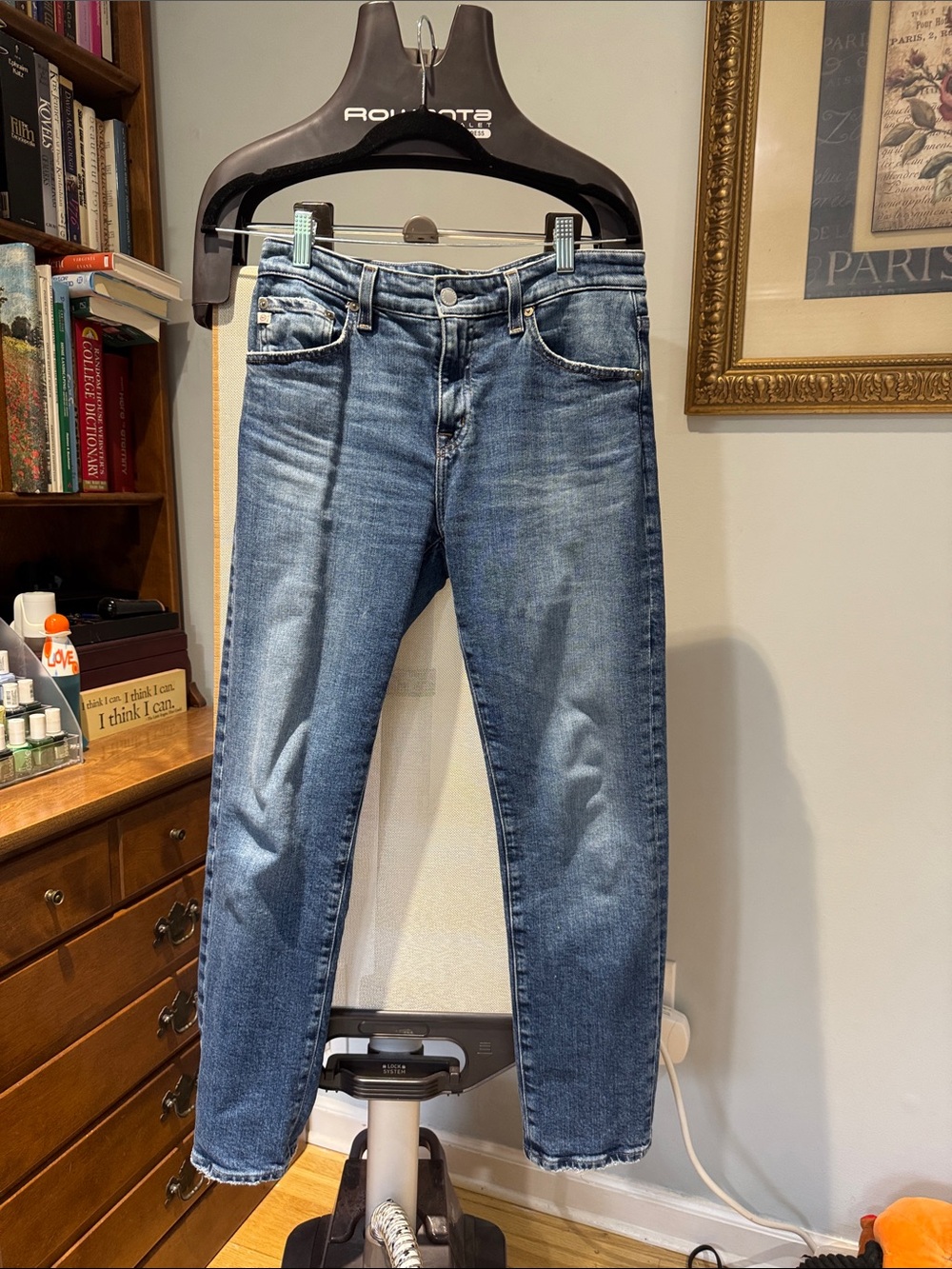 Ag Adriano Goldschmied Women's Blue Slim Jeans
